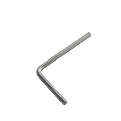 Obraz premium Silver Metal Hex Key Allen Wrench Tool isolated PNG with Transparent Background