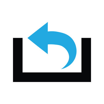 Upload arrow icon for file transfer and data upload