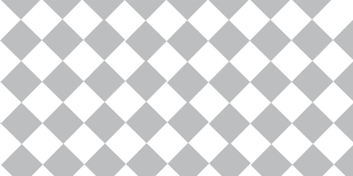 gray and white chess pattern. Checkerboard seamless vector illustration. Abstract checkered checkerboard for game. Grid geometric square shapes. Race flags.