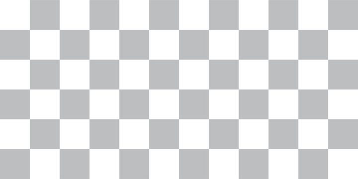gray and white chess pattern. Checkerboard seamless vector illustration. Abstract checkered checkerboard for game. Grid geometric square shapes. Race flags.