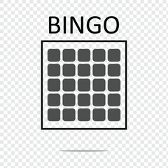 Bingo board icon. Lottery tickets sign. Lotto bingo cards symbol. flat style. Vector illustration. EPS 10 .