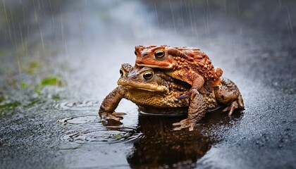 Toads Mate During The Rainy Season Or When It Rains