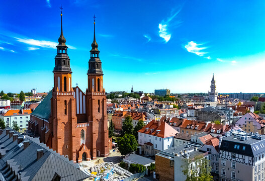 Opole Cathedral in Opole Voivodeship, Poland