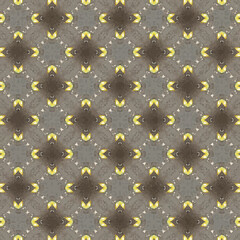 Geometric Pattern: A symmetrical and mesmerizing geometric pattern, featuring repeating diamond shapes in a seamless array, creating a visual symphony of textures and tones. 