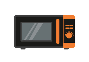 Obraz premium Modern Microwave Oven with Control Panel.