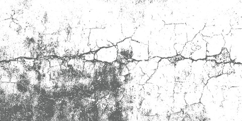 Obraz premium Cracked grey and white textured surface with rough patches and fine lines grunge