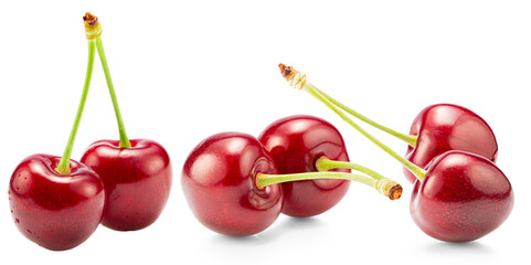 cherry isolated on white background