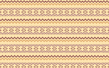 Abstract ethnic geometric pattern background design wallpaper, Indian border. traditional print vector illustration.	