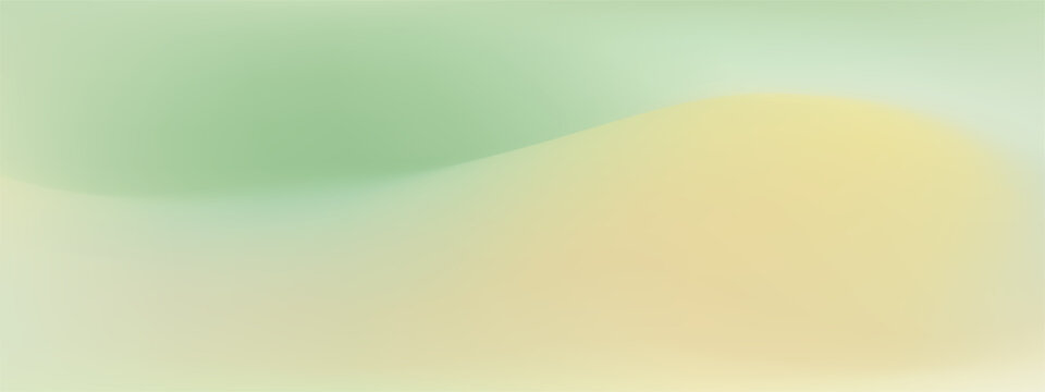 Spring background with yellow and green gradation. Soft and freshy backdrop with blending pastel color tones
