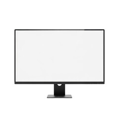 Modern computer monitor icon isolated on transparent background