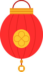 Red Chinese Lantern Vector