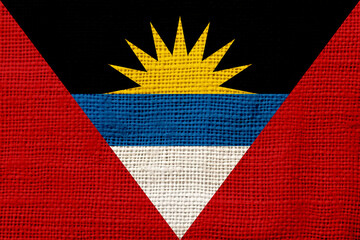Antigua And Barbuda Flag With