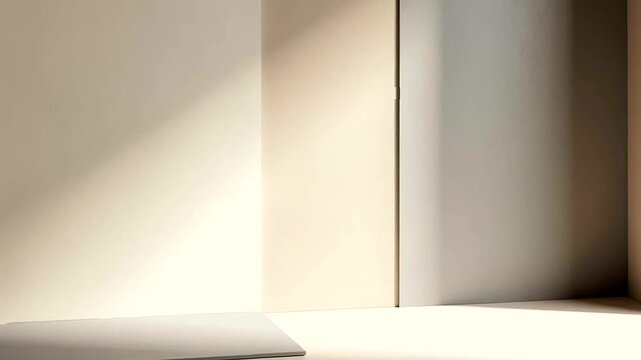 Minimalist Interior Corner with Natural Light.