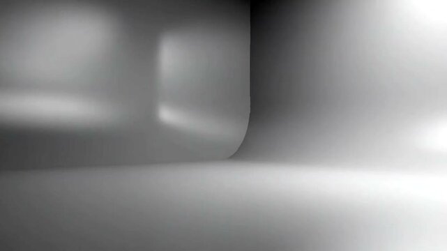 Silver Metallic Surface with Bright Light Reflection.