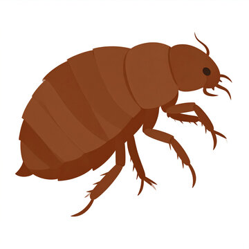 Pchła ilustracja