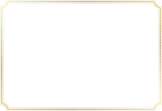 Gold Vintage Border