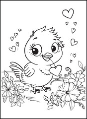 Valentine Coloring Pages