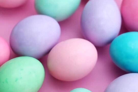 colorful easter eggs