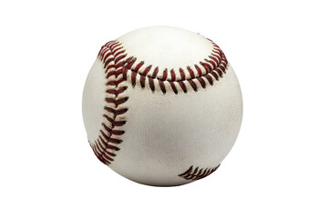 Close-up of a vintage baseball