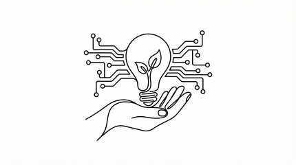 Sustainable Innovation: Eco-Friendly Green Technology Concept