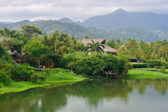 Tayrona National Park Rio Piedras Estuary Near Coastline Colombia Caribbean region