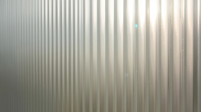 Frosted Fluted Glass Texture with Soft Light