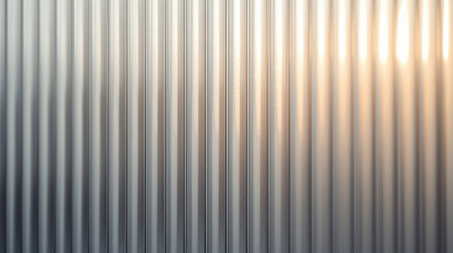 Frosted Fluted Glass Texture with Soft Light