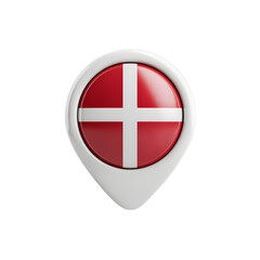 Fototapeta premium Geolocation sign. Switzerland, Denmark, Greenland, Georgia, flag, Peru, Japan, Turkey, Poland, Austria, Canada flag, image in national colors on a neutral transparent background.