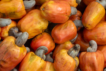 Fresh yellow fruits as natural food concept. Healthy nutrition fruits