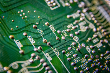 Obraz premium electronic circuit board