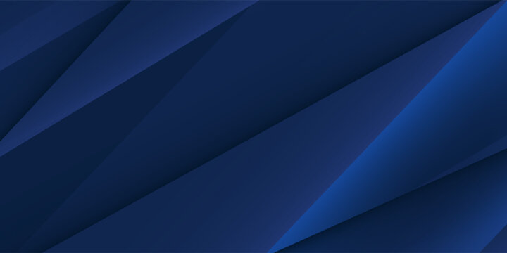 Modern dark blue paper background with dark 3d layered line triangle texture in elegant website or textured paper design