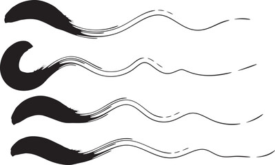 Black ink splatter, splash vector art. Perfect for design, grunge, and abstract projects