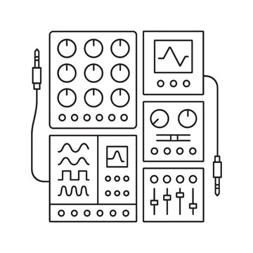 Modular synthesizer and analog audio equipment