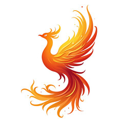 Fototapeta premium Phoenix Bird Business Rebirth Icon