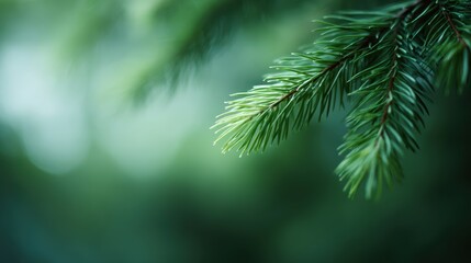 Fototapeta premium nature calm background evergreen style