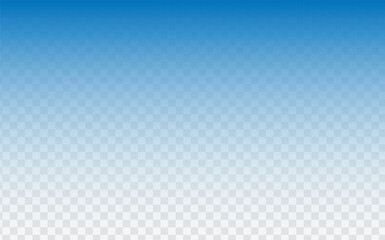 Smooth blue gradient fading into a transparent background for design elements