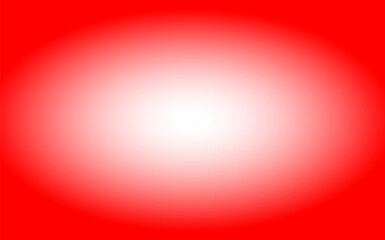 Bright white glow radiating outwards from the center on a vibrant red background