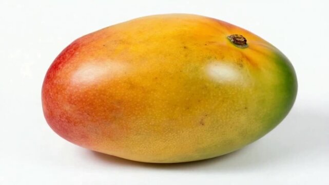 fresh mango isolated on a white background video