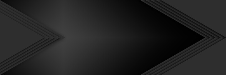 Modern website header with a black geometric shapes. Luxury branding design ideal for corporate websites, digital marketing, tech startups and premium online presentations.