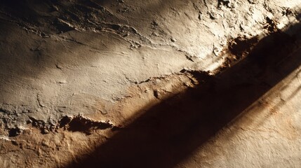 Exploring Light and Shadow on Textured Surfaces in a Warm Atmosphere