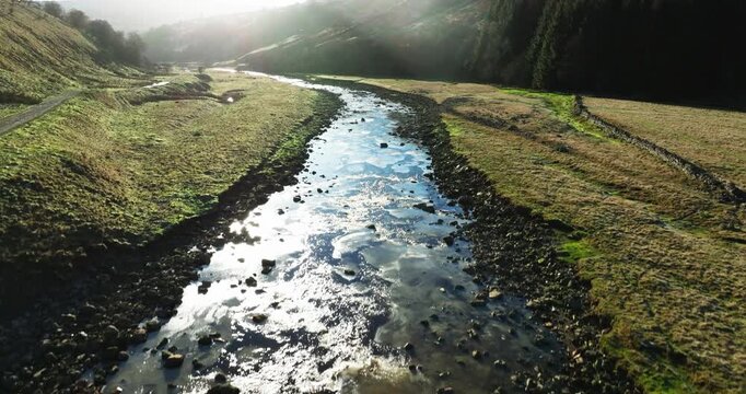 Soaring above chilly Swaledale