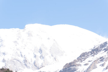 Fototapeta premium Paisajes nevados de Ordesa y Monte Perdido