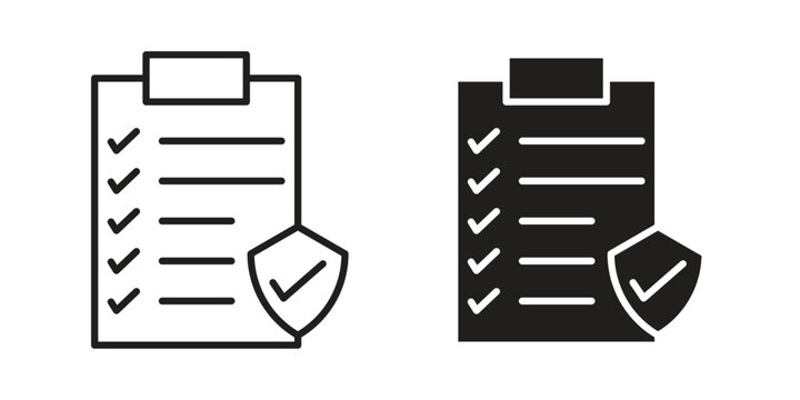 Clipboard check icon vector design. Vector elements for infographic web