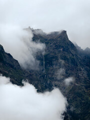 Clouds over the mountains