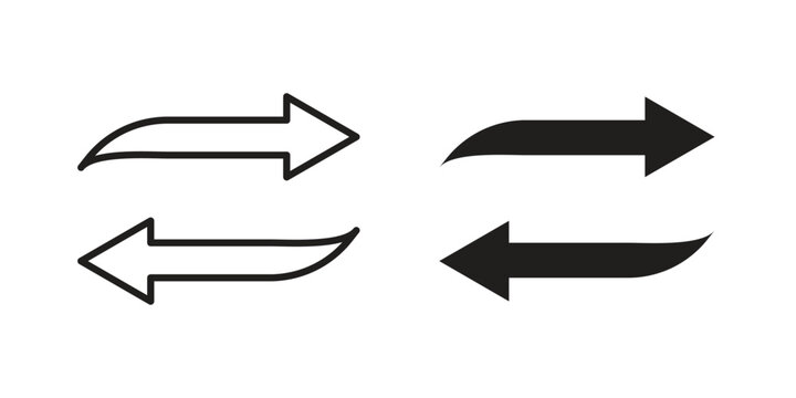 Exchange icon vector design. Vector elements for infographic web