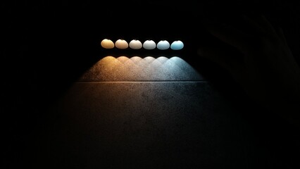 light sources of different temperatures