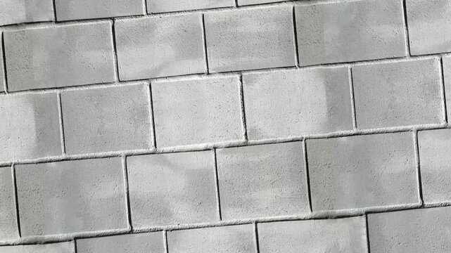 Light Gray Rectangular Stone Tile Wall Texture Background for Modern Interior and Exterior Design Projects