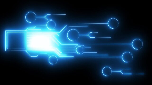 Ai tools or neon box. Multi function for Agentic AI technology motion background. Multi agent AI systems, Automate daily Tasks Smart AI solutions improve efficiency, Automate repetitive work 