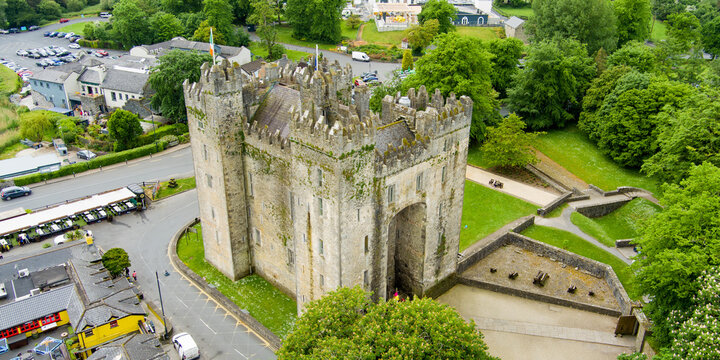 Bunratty Castle, 15th-century tower house in County Clare, locat