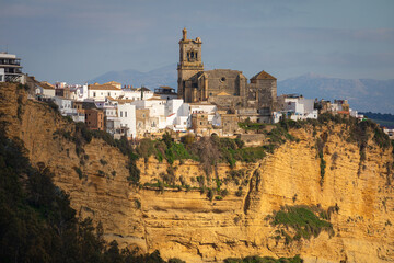 Obraz premium In the historic center of Arcos de la Frontera
